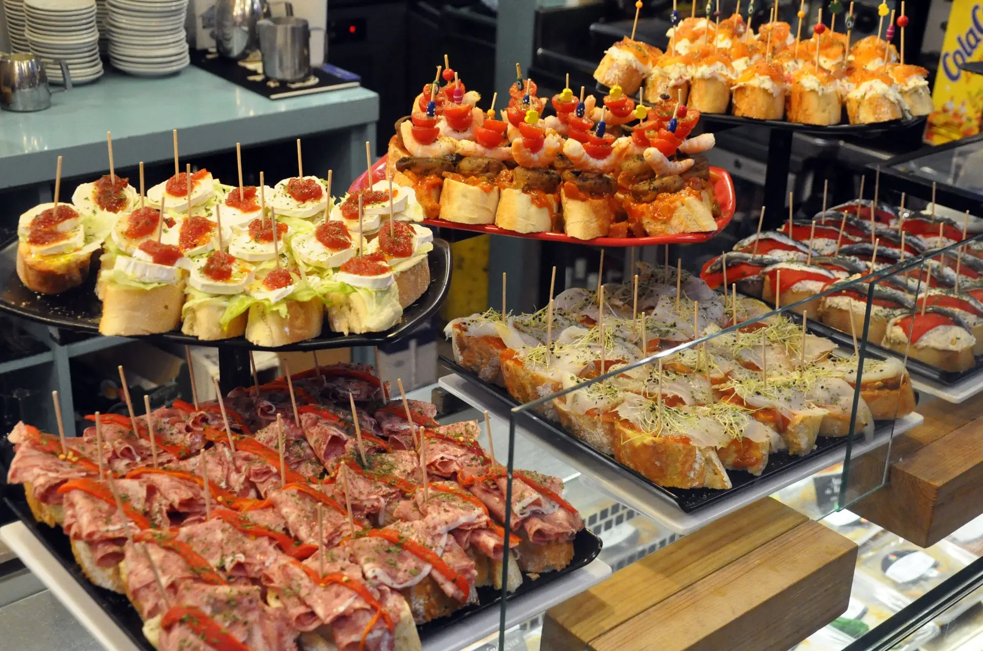 Food to eat in Pamplona Bull run