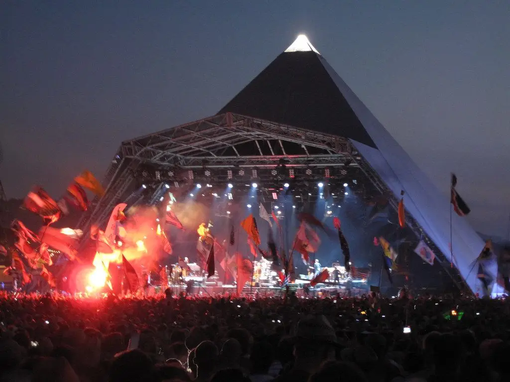 Pyramid stage Glastonbury